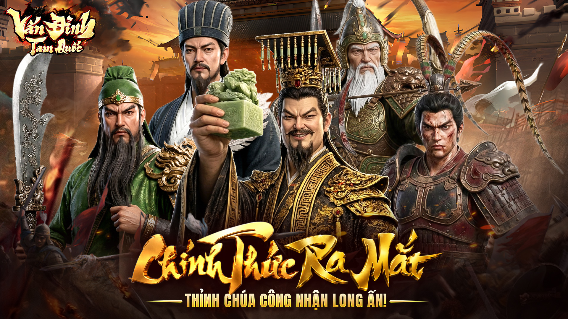 Vấn Đỉnh Tam Quốc chính thức ra mắt: Chặt gỗ dựng nghiệp, tranh bá 20 triệu km² Tam Quốc